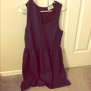 Everly navy skater dress