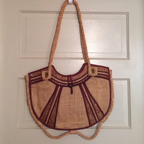 Vintage Straw Bag