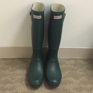 Hunter rain boots, women's 9