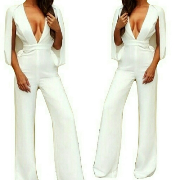 pants jumpsuit with cape