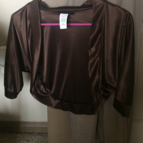 Brown blazer