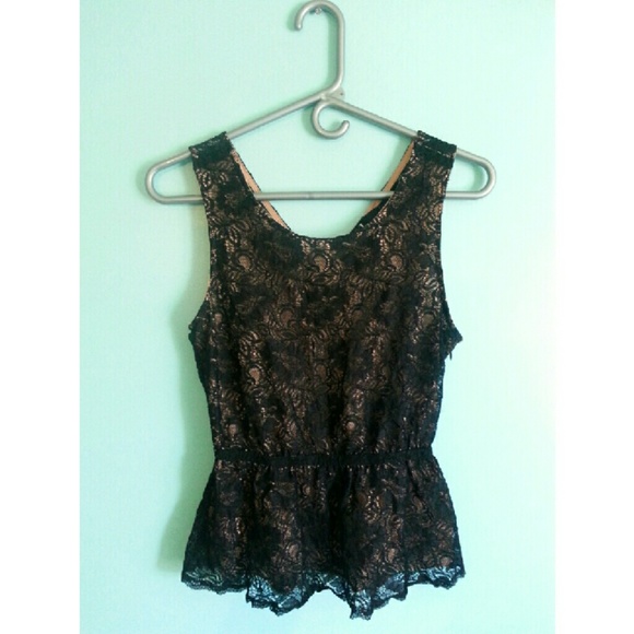 Open back f21 peplum - Picture 1 of 3
