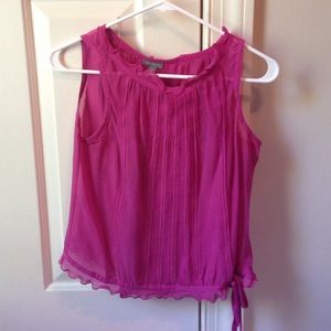 Pink dress top