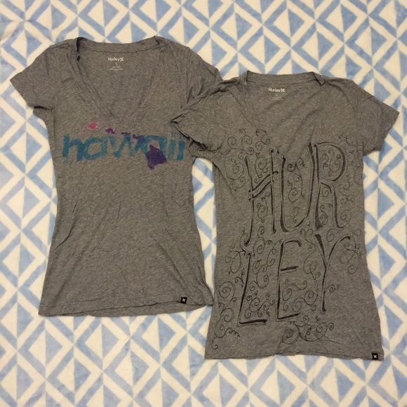 Hurley Grey T-Shirt Bundle Size Small