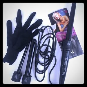 HerStyler 3Piece Ceramic Hair Curler Set