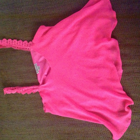 Hot pink blouse