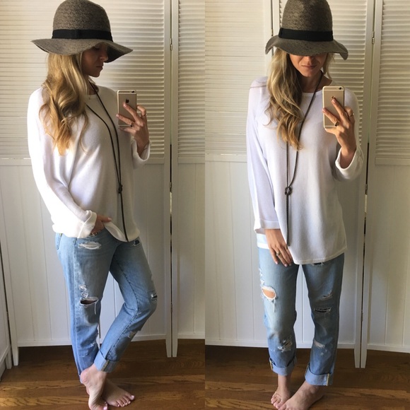 Sold• Winter White Sweater - Picture 4 of 4