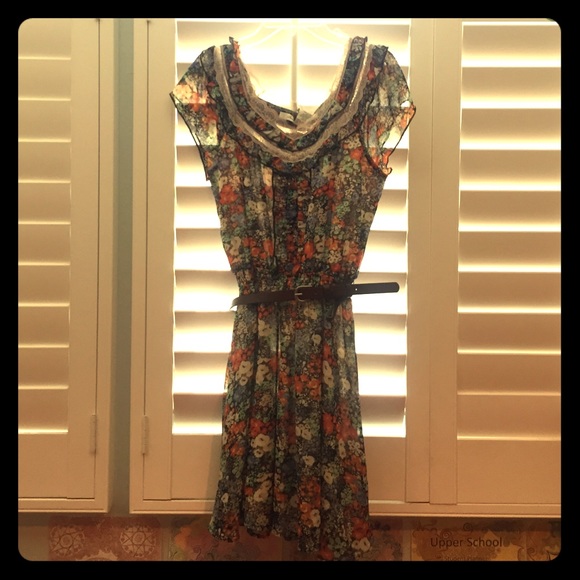 Flower Print Dress