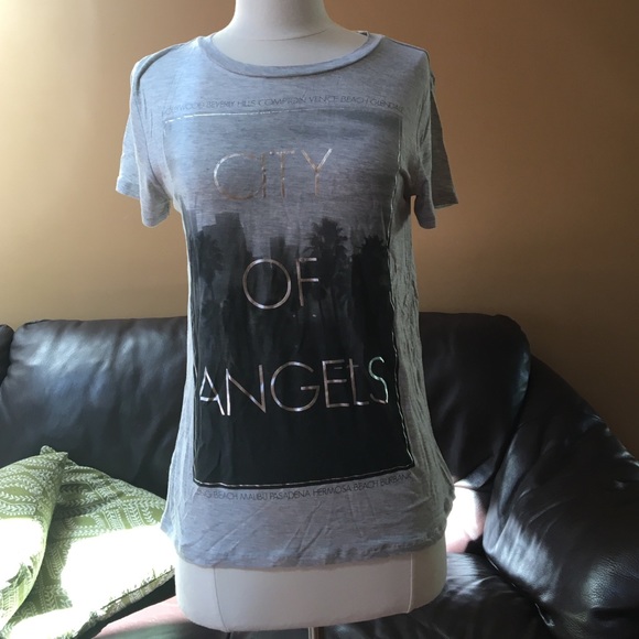 Gray California tee