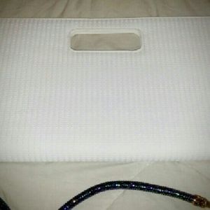 White purse/clutch