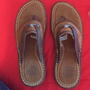 UGG Fleece Lined Flip Flops