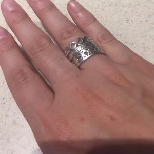 Beautiful set of 3 coach rings