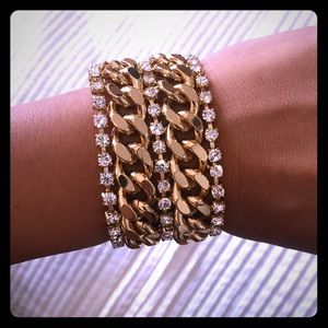 Kate Spade gold and diamond bracelet.