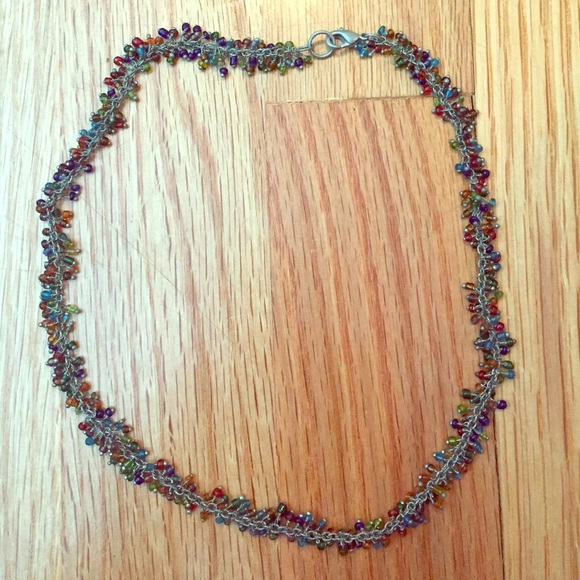 Multicolored chocker necklace