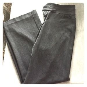 Grey/charcoal Express Editor flare trousers