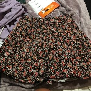 Floral skater skirt