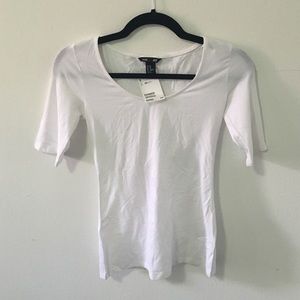 H&M basic white T-shirt Size XS