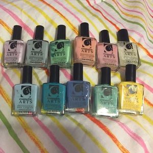 Cosmetic arts nail polish lot