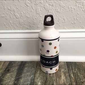 Cute coach water bottle never used!!
