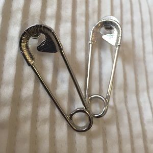 Safety Pin Earrings