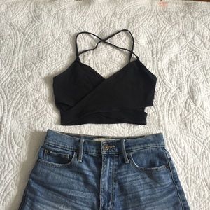 Crisscross crop top