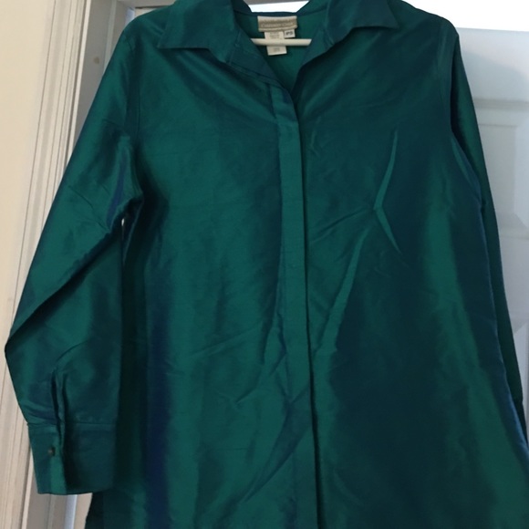 NWOT size petite small button down blouse - Picture 1 of 1