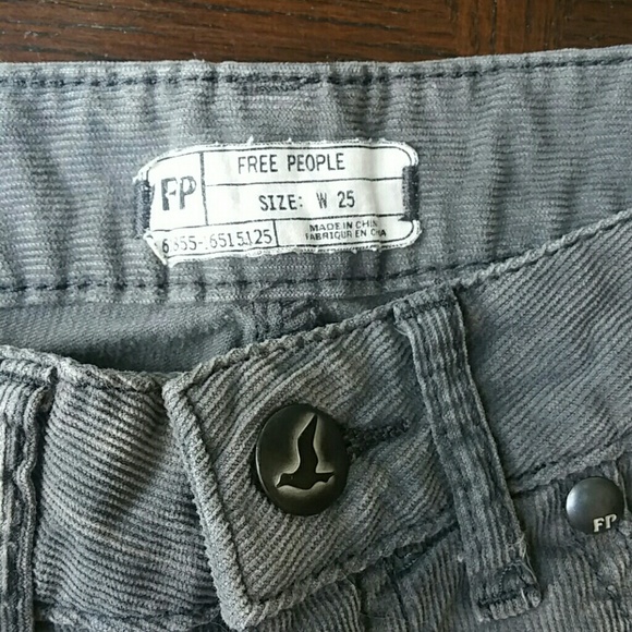 Free People corderoy pants