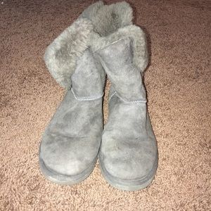 Grey button Uggs