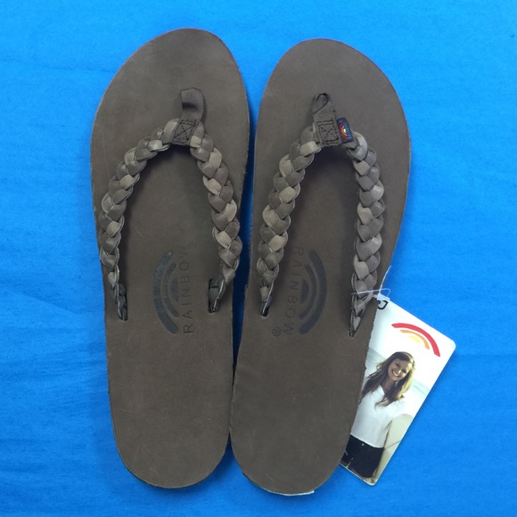 Rainbow Twisted Sister Flip Flops!