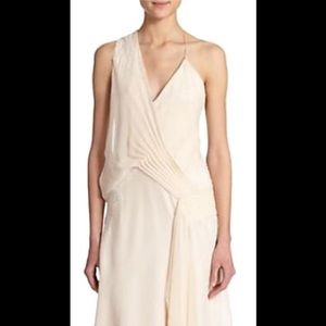 Haute Hippy Asymmetrical Draped Silk Dress