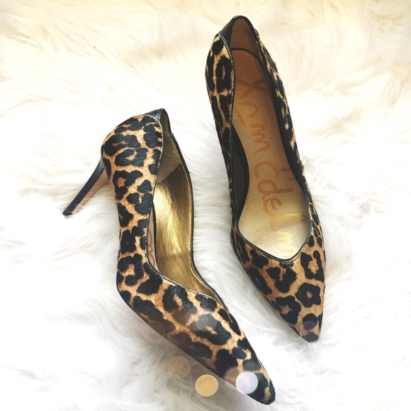 Sam Edelman Shoes - Sam Edelman Leopard Calf Hair Pumps