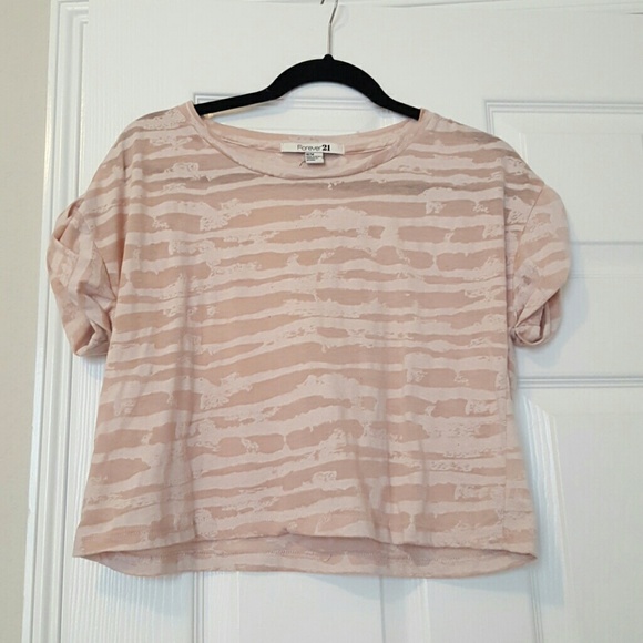 Pink Crop top