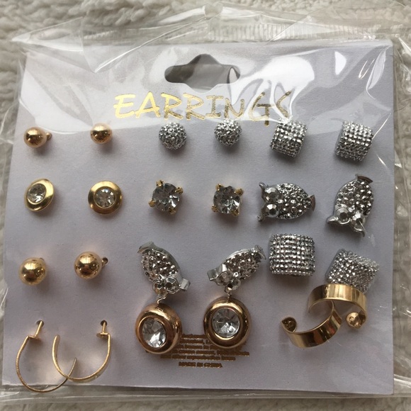 🆕 Multi shape stone earrings - Picture 4 of 4