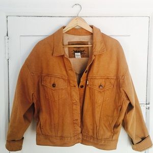 Tan denim jacket