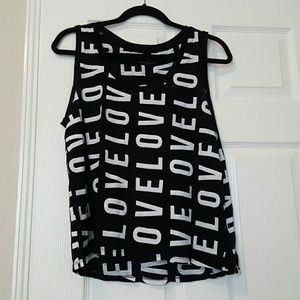 Black and white t shirt