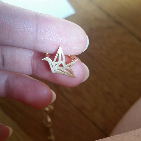 oragami crane necklace - Picture 2 of 2