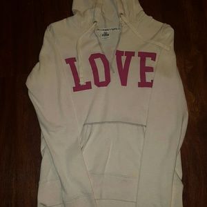 Pink Victoria Secret hoodie