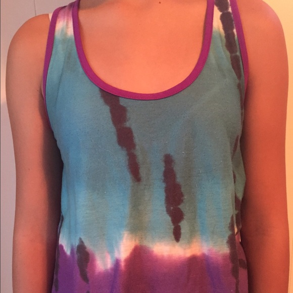 Stranded© tie dyed racer back tank top ♍️☄ - Picture 4 of 4