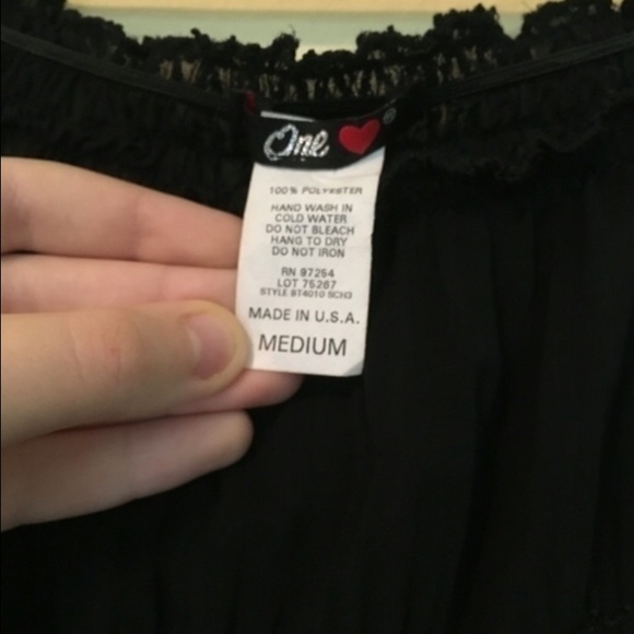 Nordstrom Black Bubble-Sleeved Blouse - Picture 3 of 4