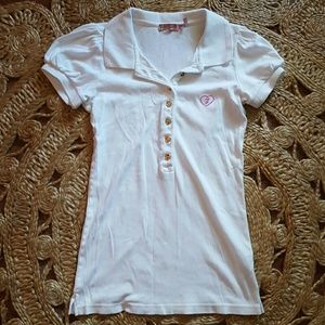 Juicy Couture Collared Preppy Top