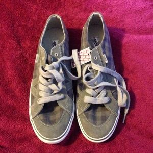Gray Plaid Vans