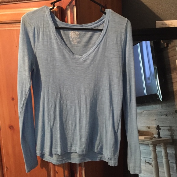 Light blue v neck