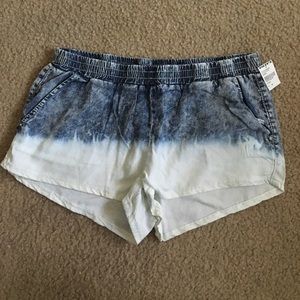 Tilly's Flowy Acid Washed Shorts