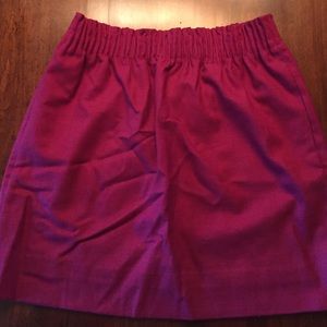 Raspberry JCrew Skirt size 6