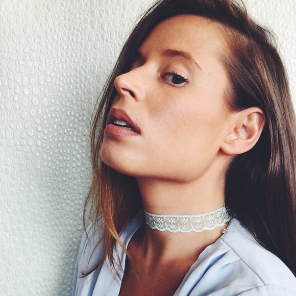 amannequin Jewelry - Turquoise Lace Choker