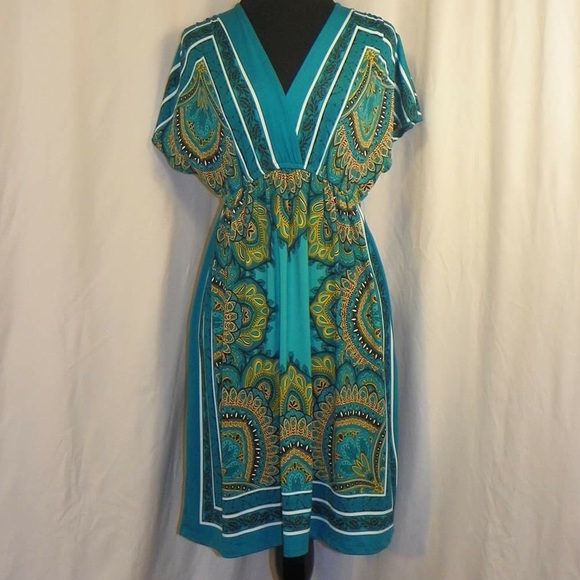 Bailey Blue Paisley Summer Dress