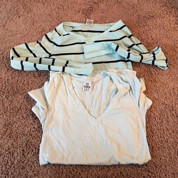 Two Victoria's secret shirts