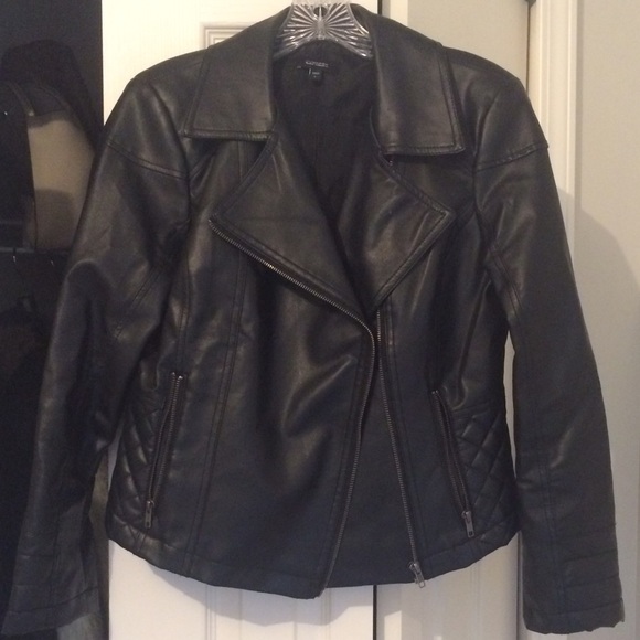 Quilted leather jacket