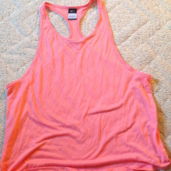 Pink Nike tank top