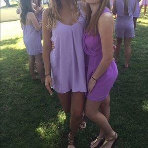 Tobi lavender shift dress